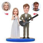 Guitar Wedding Custom Bobblehead