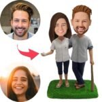 Baseball Couple Custom Bobblehead