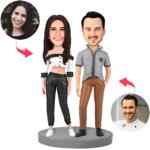 Modern Sexy Couple Custom Bobblehead