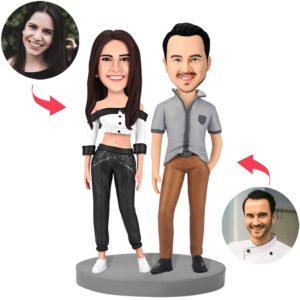 Modern Sexy Couple Custom Bobblehead