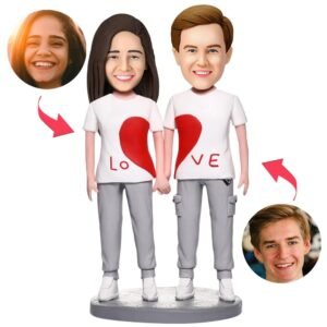 Casual Wear Love Couple Bobblehead