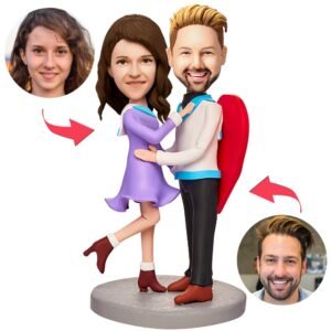 Loving Heart Couple Bobblehead