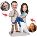 Dentist-Themed Couples Bobblehead