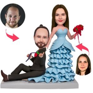 Funny couple custom bobblehead