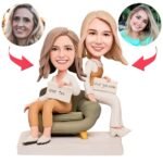Mother and Daughter Custom Bobblehead - Printshop4me.au Mother and Daughter Custom Bobblehead