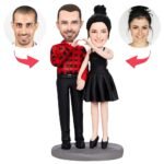 Couple Hands in Heart Pose Bobblehead