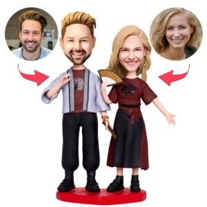 Valentine’s Gift Lover with Fans Custom Bobblehead