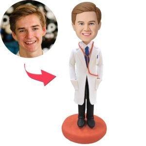 Custom Doctor in Lab Coat Bobblehead