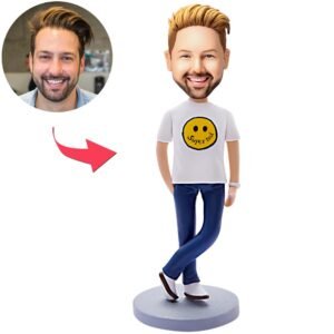 Custom Bobblehead Smile Super Dad