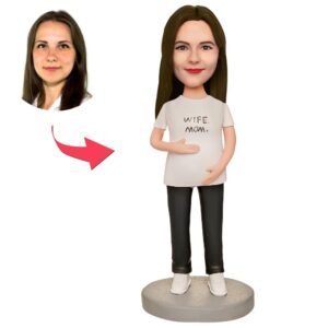 White T-shirt Custom Bobblehead
