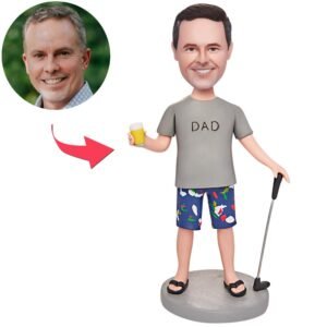 Golf Dad custom bobblehead