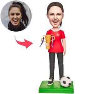 Soccer champion bobblehead