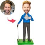 Men's Golf Custom Bobblehead