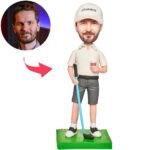 Custom golf bobblehead figurine