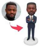 Custom male office bobblehead figurine