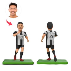 Dybala scoring celebration football bobblehead