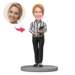 Female teacher bobblehead