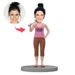 Mom Holding a Spatula Custom Bobblehead