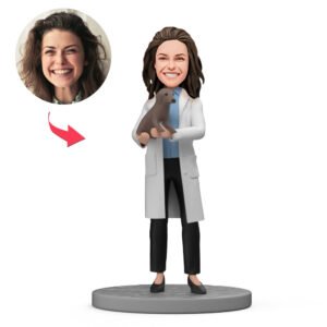 Female Veterinarian Custom Bobblehead