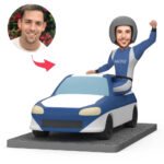 Custom Race Car Bobblehead