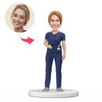 personalized female doctor bobblehead