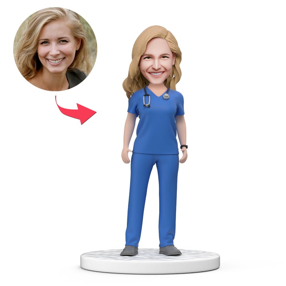 Female Doctor Bobblehead - Printshop4me.au Female Doctor Bobblehead
