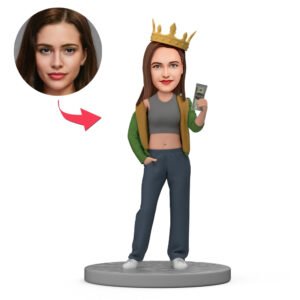 Girl boss bobblehead for young boss