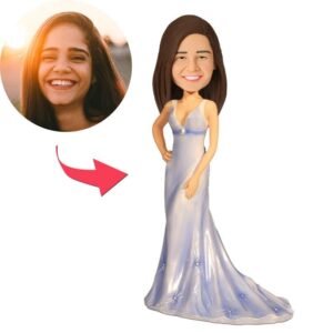 Wedding Bride Custom Bobblehead