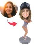 Baseball Sexy Female Batsman Bobblehead