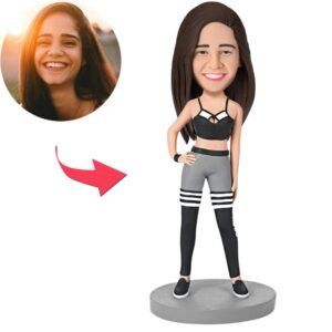 Woman In Sweatpants Custom Bobblehead