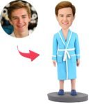 Man In Blue Pajamas Custom Bobblehead