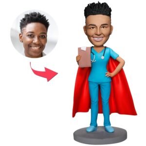 Super Female Doctor Custom Bobblehead