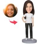Casual Wear Woman Custom Bobblehead