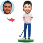 Happy Golfer Man Bobblehead
