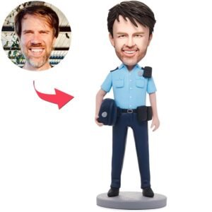 Male Police Officer Custom Bobblehead