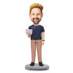 Custom Male Teacher Bobblehead