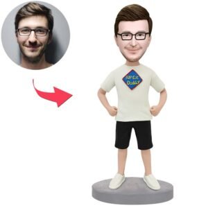 Dad In A T-shirt Custom Bobblehead