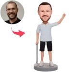 Happy Golfer Man Bobblehead