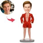 Man In Red Pajama Suit Bobblehead