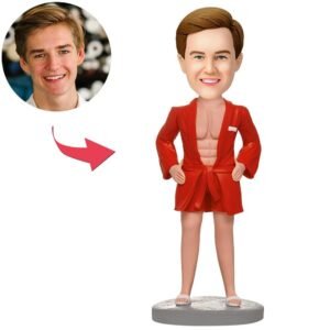 Man In Red Pajama Suit Bobblehead