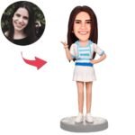Girl In Dress Custom Bobblehead