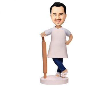 Male Pastry Chef Custom Bobblehead