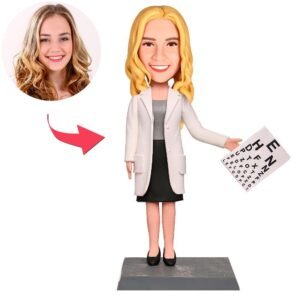 Female Optometrist Custom Bobblehead