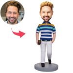 Boss Holding Wallet Custom Bobblehead