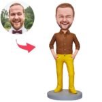 Yellow Pants Fashion Man bobblehead