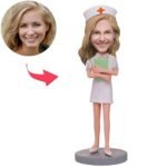 nurse with notebook bobblehead - Printshop4me.au nurse with notebook bobblehead