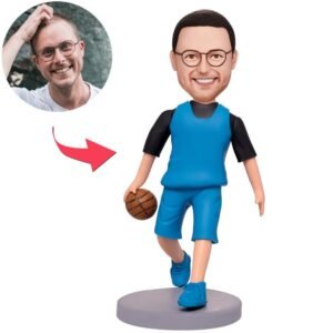 Middle-aged Basketball Player Custom Bobblehead