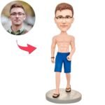 Custom Muscular Man Bobblehead
