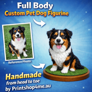 handmade dog figurine bobblehead