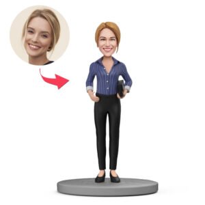 Blue Shirt & Black Pants Bobblehead